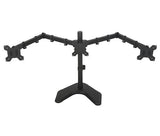 Desktop Triple LCD Monitor Three LCD Arm Monitor Mount Stand Adjustable 3 Screens Fit for 10"-27" Max Support